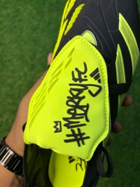 Predator Foldover Elite Black Green FG With Lace  - 8