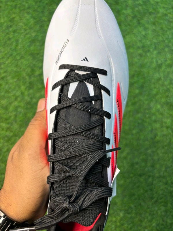 Copa Pure 3 White Red Colour Low-top FG With Lace  - 9.5