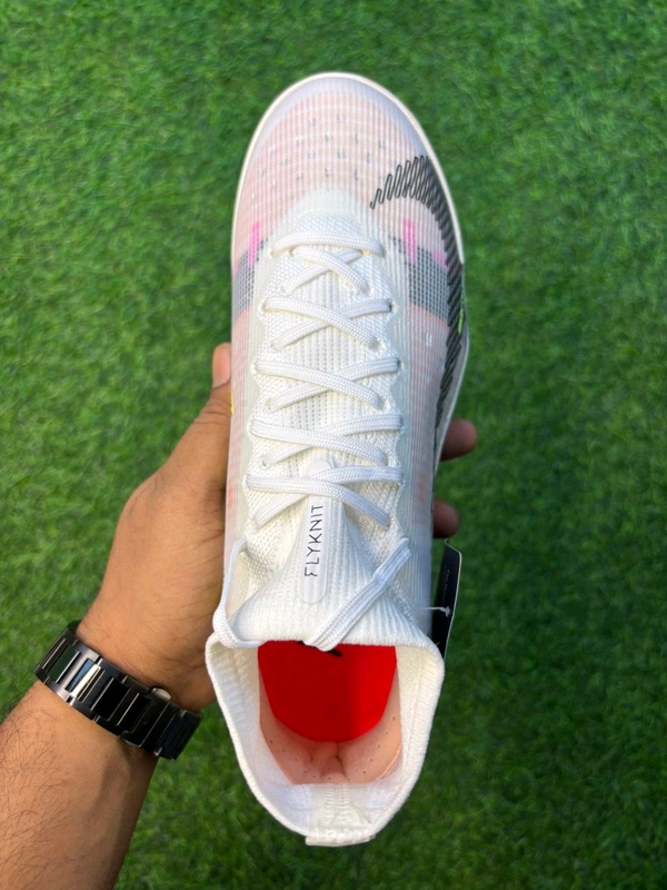 Mercurial Vapor 14 Rose Pink High-top Turf/AG With Lace  - 5.5