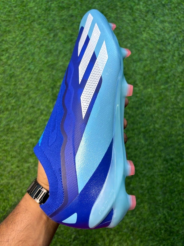 Crazyfast Blue Colour Low-top FG Without Lace  - 9