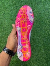 Predator Elite White Pink Low-top FG With Lace  - 7.5