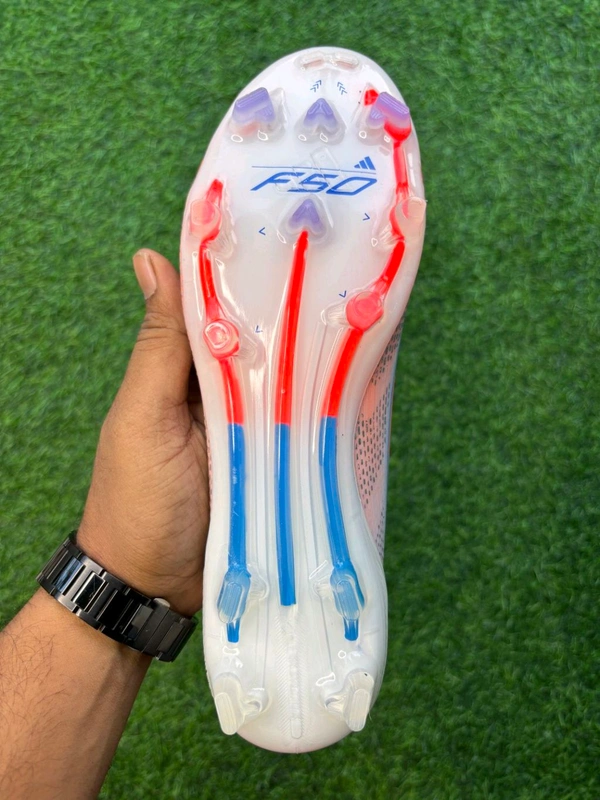F50 Elite White Orange Colour Low-top FG With Lace - 9.5