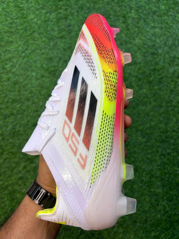 F50 Elite Orange And White Colour Low-top FG With Lace - 6