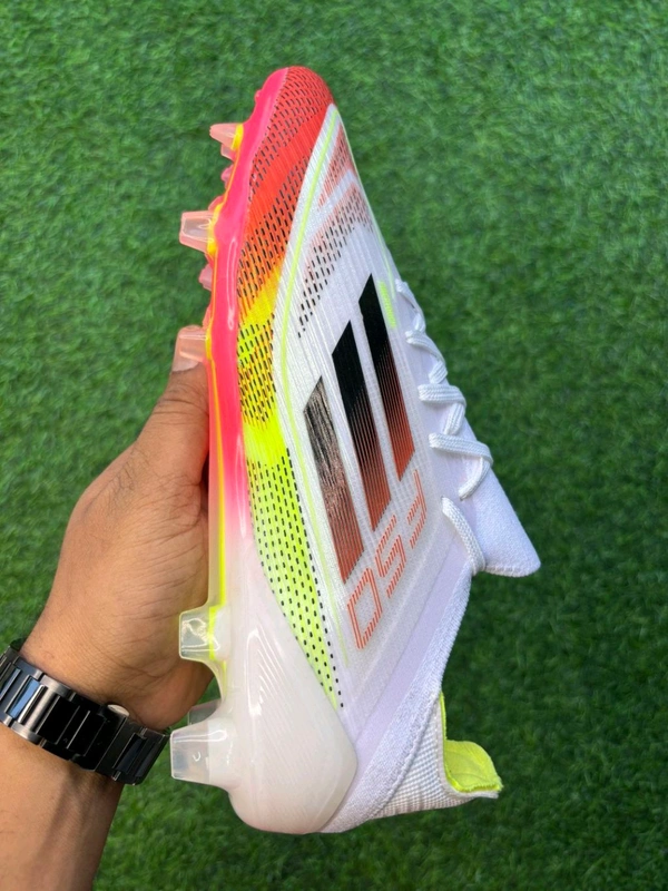 F50 Elite Orange And White Colour Low-top FG With Lace - 6