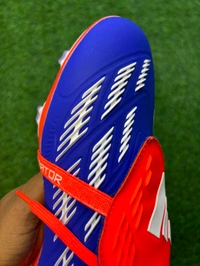 Predator Foldover Elite Blue Orange FG With Lace  - 8