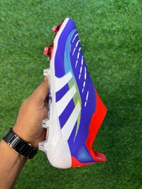 Predator Elite Blue Red Colour Low-top Without Lace  - 6.5