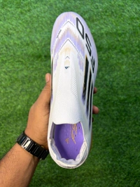 F50 Elite White Gold Colour Low-top FG Without Lace  - 8