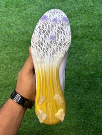 F50 Elite White Gold Colour Low-top FG Without Lace  - 8