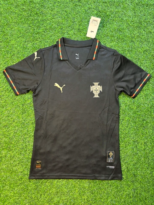 Portugal National Team Black Colour Special Kit Player Edition  - S