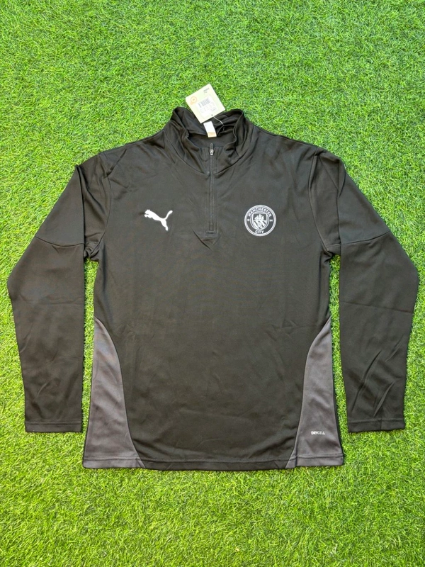 Manchester City Black Colour Training Suit  - L