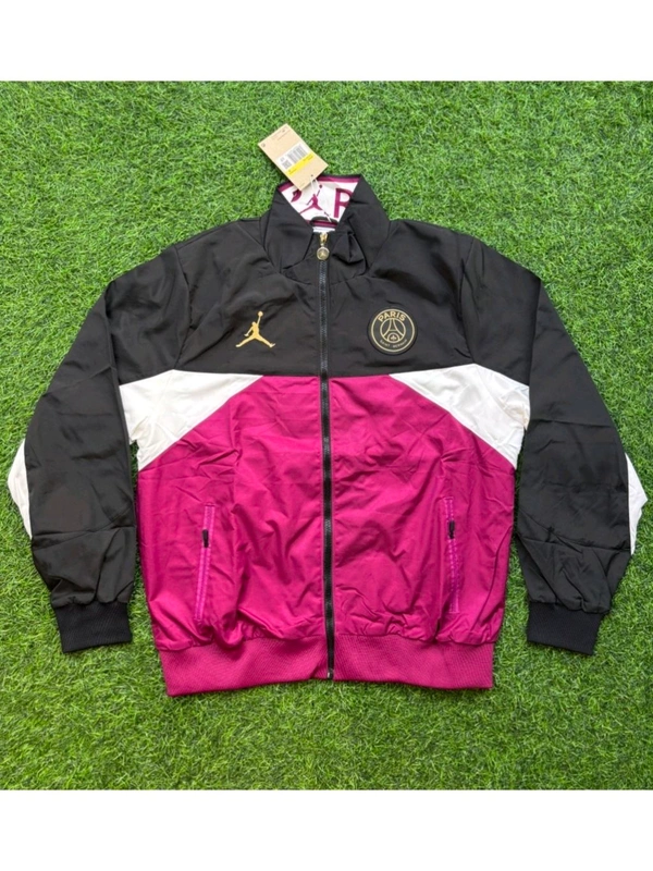 PSG Black Pink Colour Windbreaker Jacket  - L