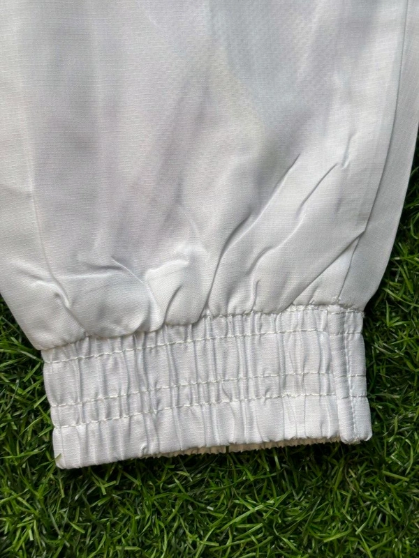 Germany White Colour Retro Style Windbreaker Jacket  - S