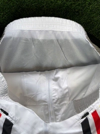 Germany White Colour Retro Style Windbreaker Jacket  - S