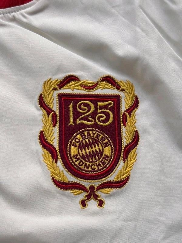 FC Bayern Munich White And Red Colour Windbreaker Jacket  - M
