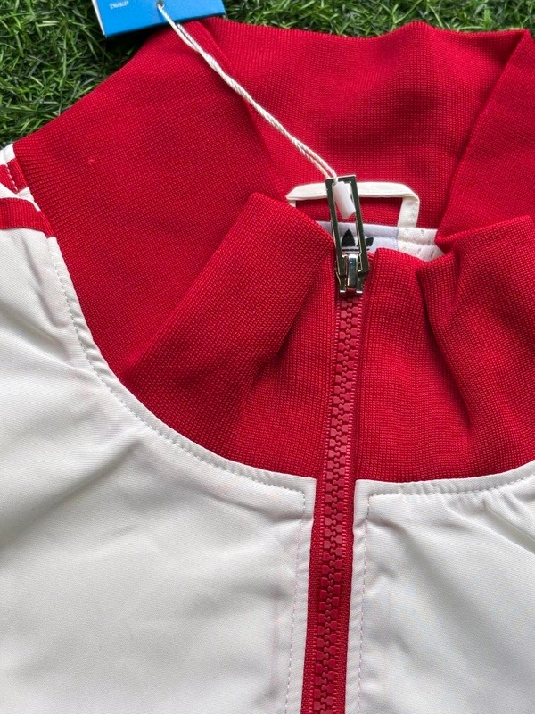 FC Bayern Munich White And Red Colour Windbreaker Jacket  - M