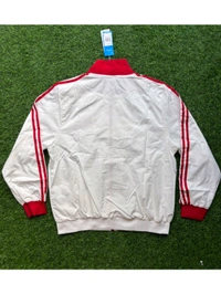 FC Bayern Munich White And Red Colour Windbreaker Jacket  - M