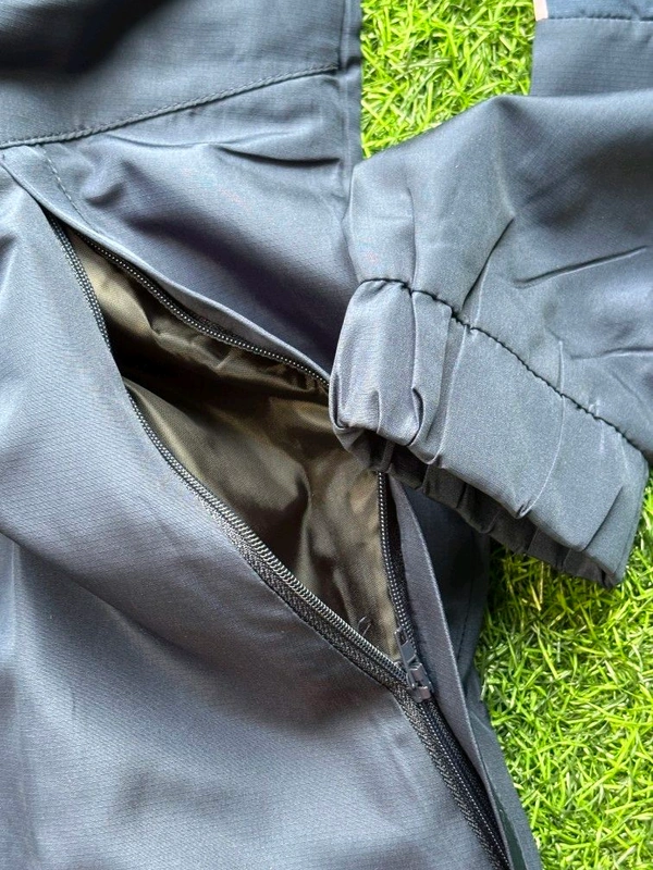 Madrid Navy Blue Colour Windbreaker Jacket With Hoodi  - S