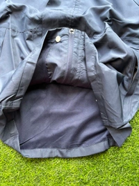 Madrid Navy Blue Colour Windbreaker Jacket With Hoodi  - S