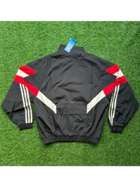 Manchester United Black And Red Colour Windbreaker Jacket  - S
