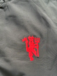 Manchester United Black And Red Colour Windbreaker Jacket  - M
