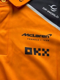 2025 McLaren F1 Team Polo shirt in Papaya and Black Colour  - XXL