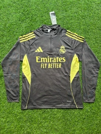 Madrid Black And Yellow Colour Training Suit  - XXL