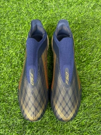 F50 Elite Navy Blue And Gold Colour FG Without Lace(O DEMBELE) - 8