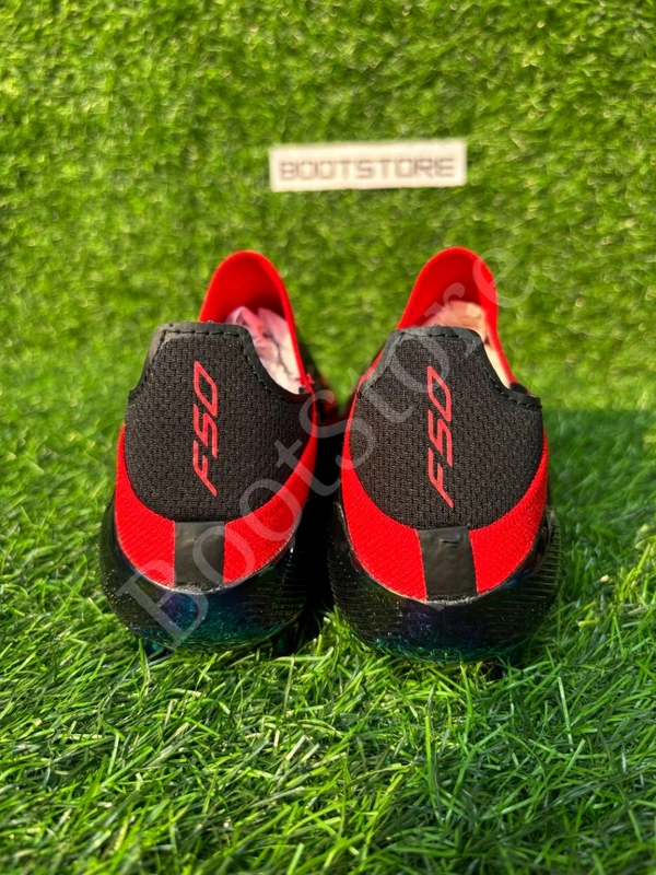 F50 Plus Black Red Colour Low-top FG Without Lace  - 7.5