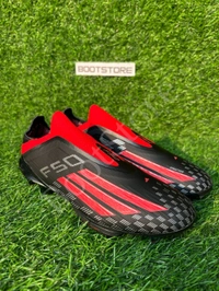 F50 Plus Black Red Colour Low-top FG Without Lace - 8