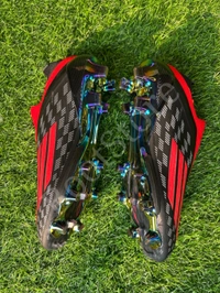 F50 Plus Black Red Colour Low-top FG Without Lace - 10.5