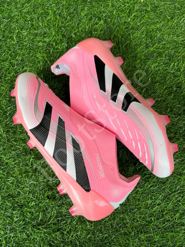 Predator Elite Baby Pink Low-top FG Without Lace  - 7.5