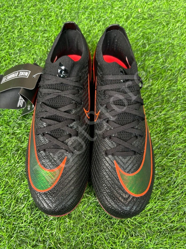 Mercurial Vapor 16 Elite Black Red Low-top FG With Lace - 5.5