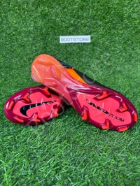 Mercurial Vapor 16 Elite Black Red Low-top FG With Lace - 9