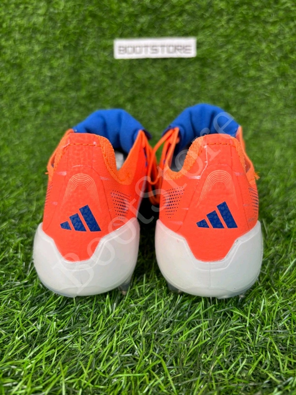 Predator Foldover Elite Orange Blue Colour FG With Lace  - 8