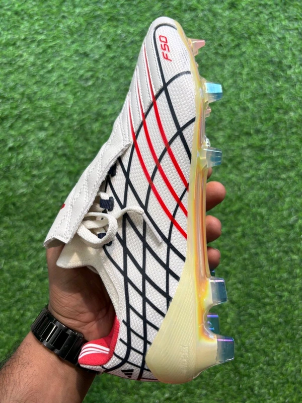 F50 Elite Spider White Colour FG With Lace  - 6.5