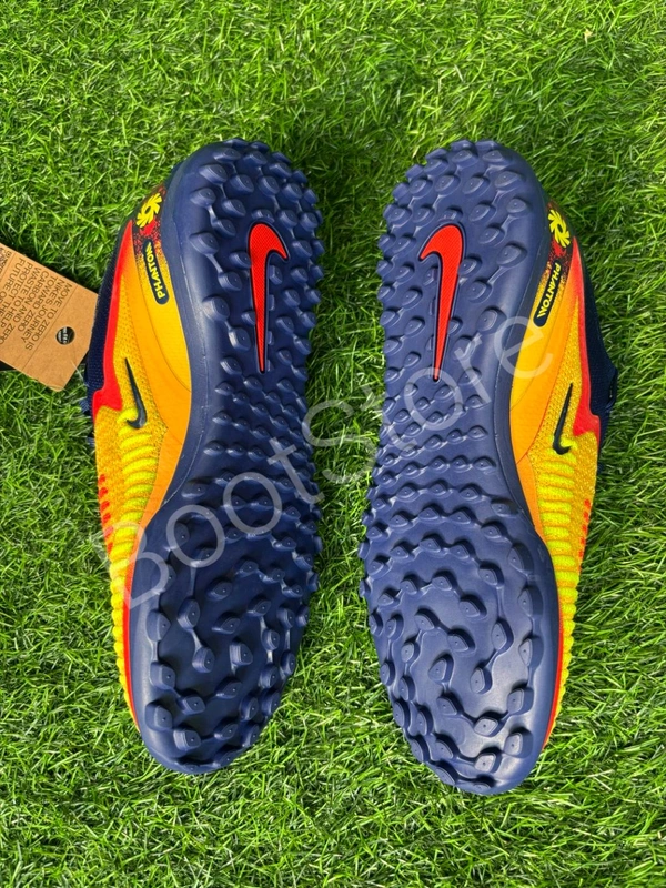 Phantom 6 Luna III Elite Yellow Blue Low-top Turf/AG With Lace  - 7.5