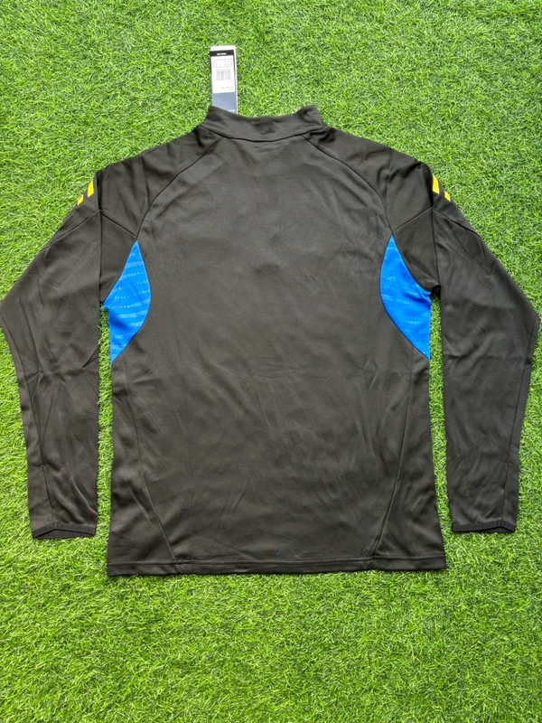 Manchester United Black Yellow Colour Combination Training Suit - M