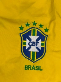 Retro Style Brazil National Football Team Windbreaker Jacket - S