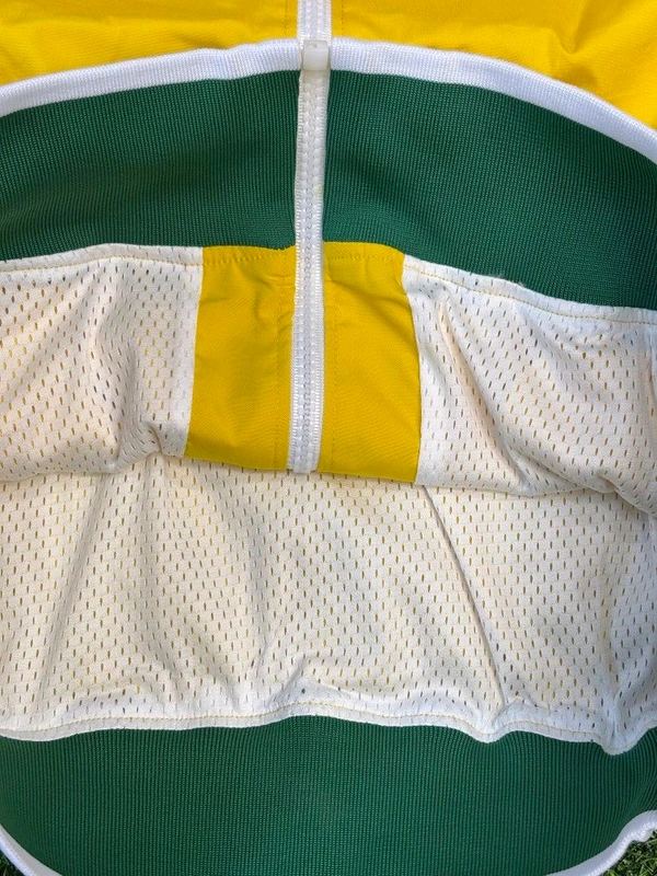Retro Style Brazil National Football Team Windbreaker Jacket - XL