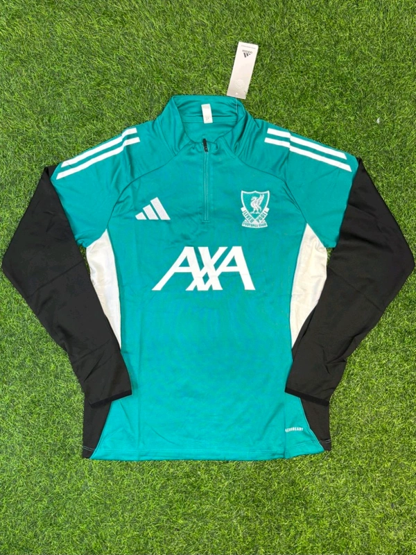 Liverpool FC Green Black Colour Training Suit - M