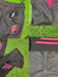 Arsenal FC Black And Pink Colour Training Suit - S