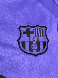 FC Barcelona Violet And Black Colour Training Suit - M