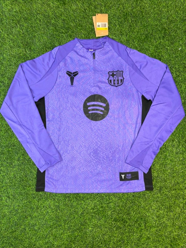 FC Barcelona Violet And Black Colour Training Suit - L