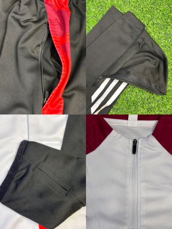 Manchester United White And Black Colour Training Suit - XL