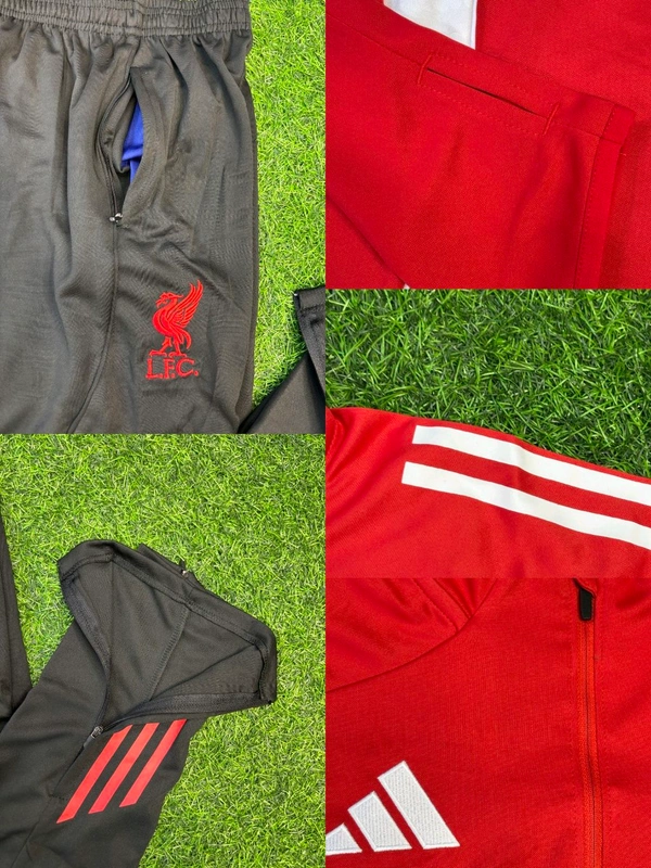 Liverpool FC Red And Black Colour Training Suit - M