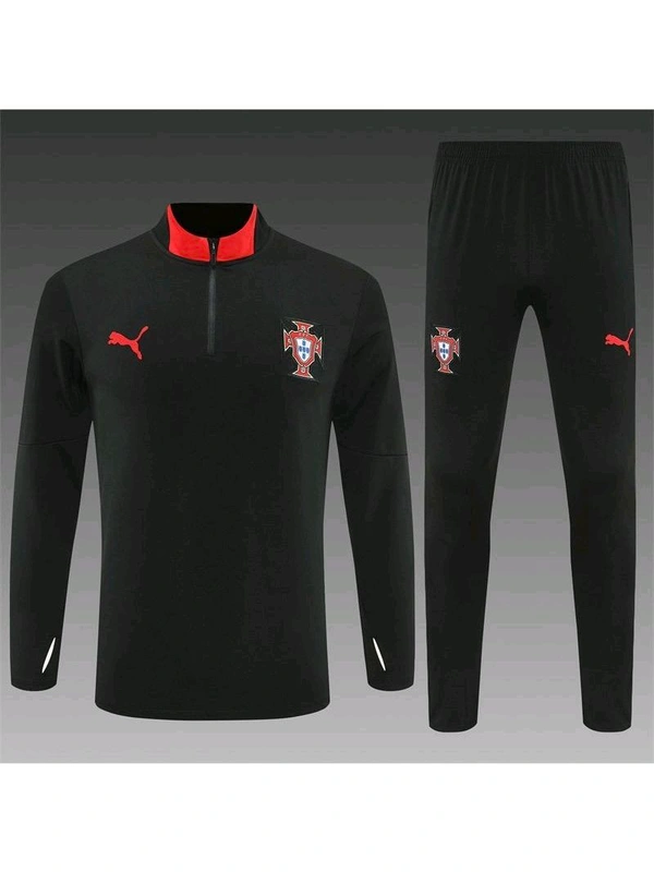 Portugal National Team Black Colour Training Suit - S