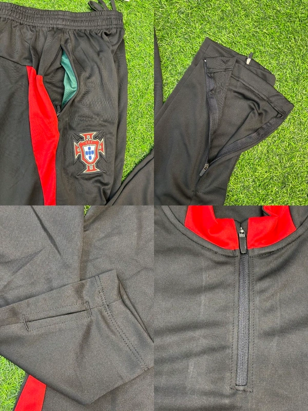 Portugal National Team Black Colour Training Suit - M