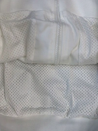 Madrid White Colour With Black Stripe Windbreaker Jacket - M