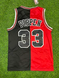 NBA Bulls Red Black Colour Jersey - PIPPEN 33 - L