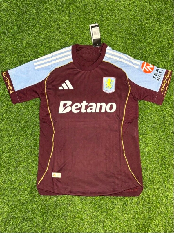 Aston Villa 25/26 Home Kit Player Edition Half Sleeve - L